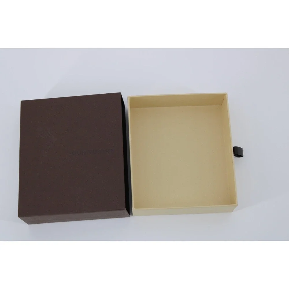 Louis‎ Vuitton gift box Brown Side Opening Pull Tab 3.5 X 5.5 X 1 Empty
